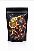 Luxury Dehydrated Lemon Garnish with Edible Flowers