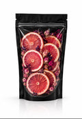 Luxury Dehydrated Grape Fruit  Garnish with Edible Flowers