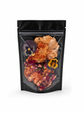 Dehydrated Pink Pineapple with Edible Flowers