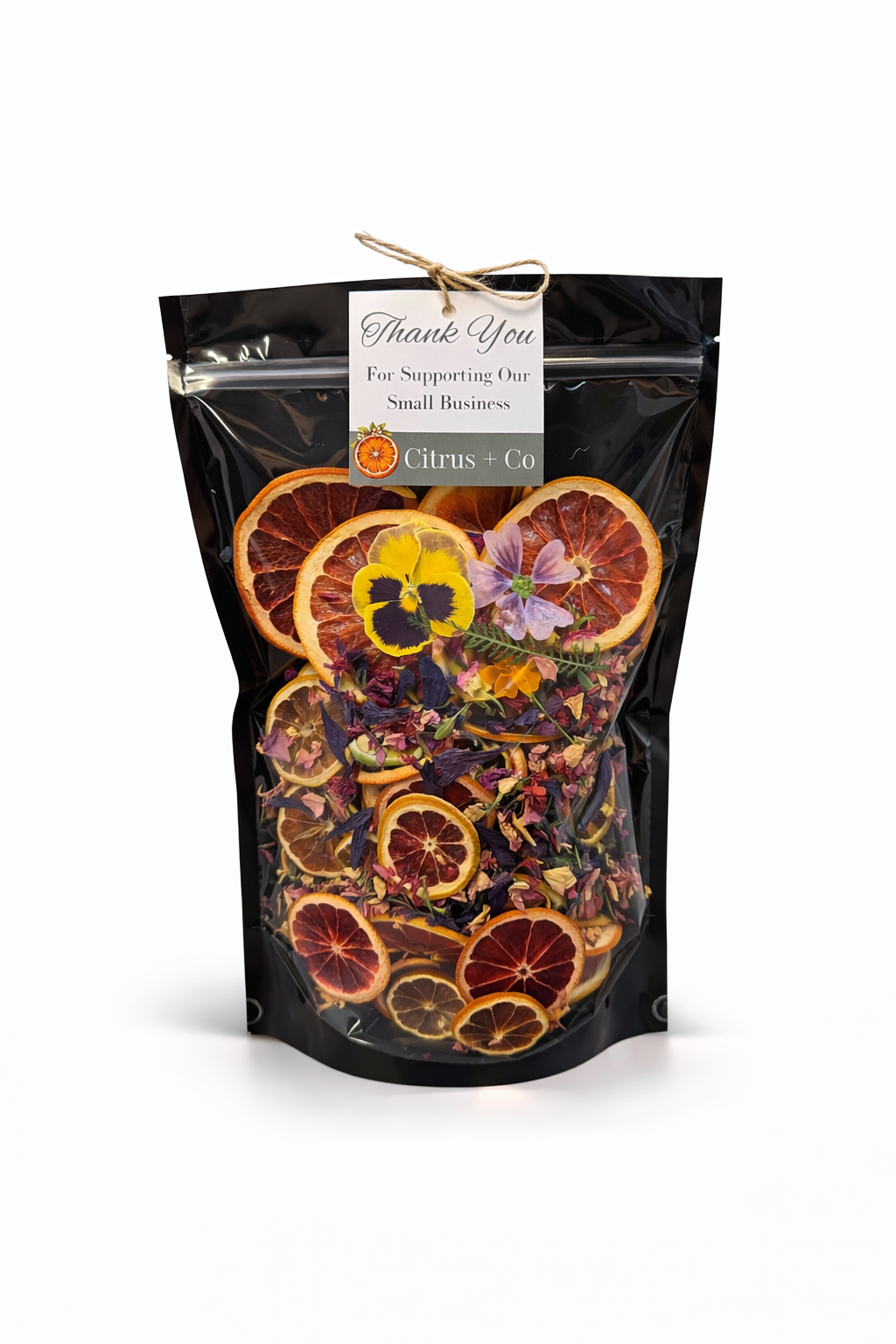 Citrus & Edible flower blend - Mixed Citrus Slices
