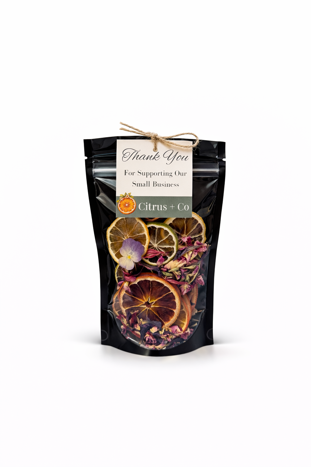 Citrus & Edible flower blend - Mixed Citrus Slices