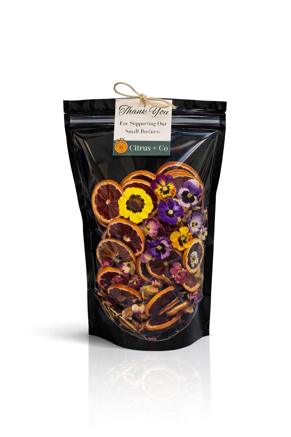 Citrus & Edible Flower Blend - Blood Orange