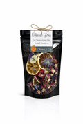Luxury Dehydrated Lemon Garnish with Edible Flowers