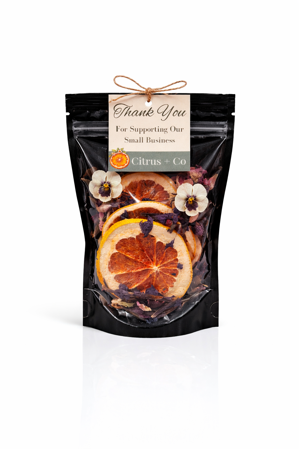 Citrus & Edible Flower Blend- Grapefruit